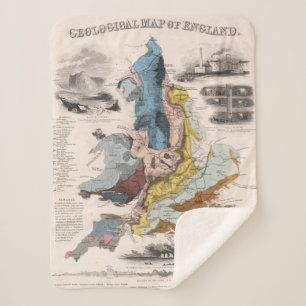 Couverture Sherpa Carte géologique de l'Angleterre