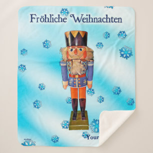 Couverture Sherpa Casse-noix allemand - Fröhliche Weihnachten