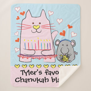 Couverture Sherpa Cat Ballerina Sherpa Blanche/Moyen