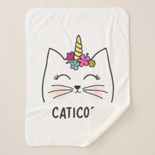 Couverture Sherpa Caticorn