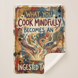Couverture Sherpa "Ce que vous cuisinez consciemment devient un Tali