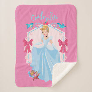 Couverture Sherpa Cendrillon avec Gus et Rufus