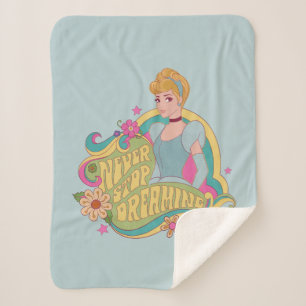 Couverture Sherpa Cendrillon Ne jamais cesser de rêver