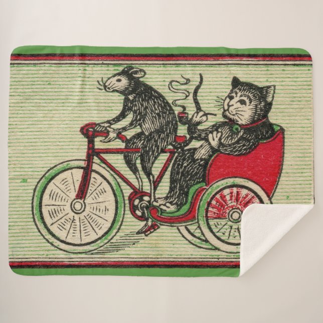 Couverture Sherpa C'est bon d'être le chat (Devant (Horizontal))