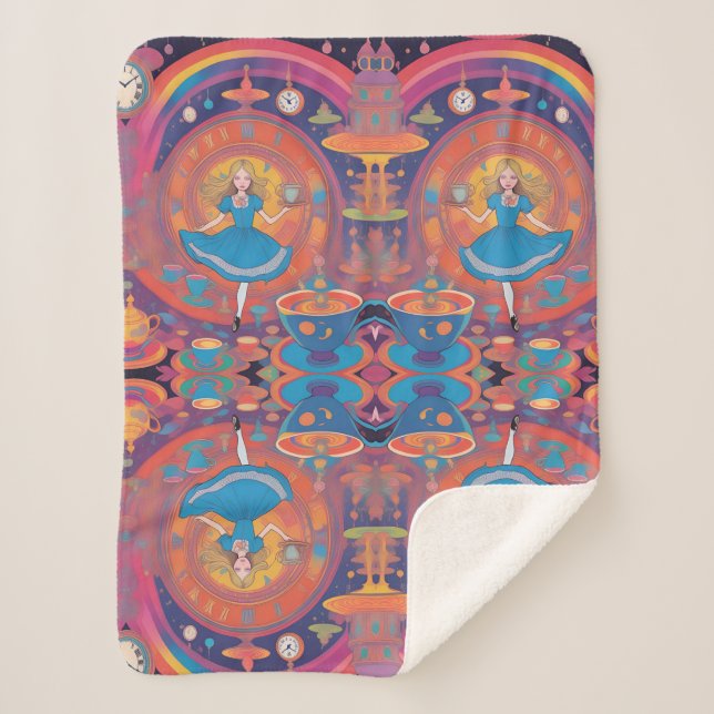 Couverture Sherpa C'est le Tea Time Alice (Devant)