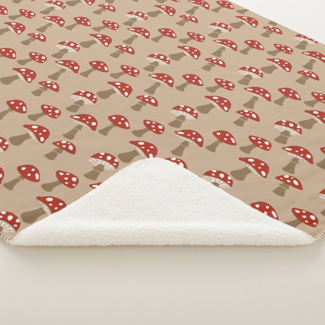 Couverture Sherpa Champignons Sherpa Blanket (3/4)