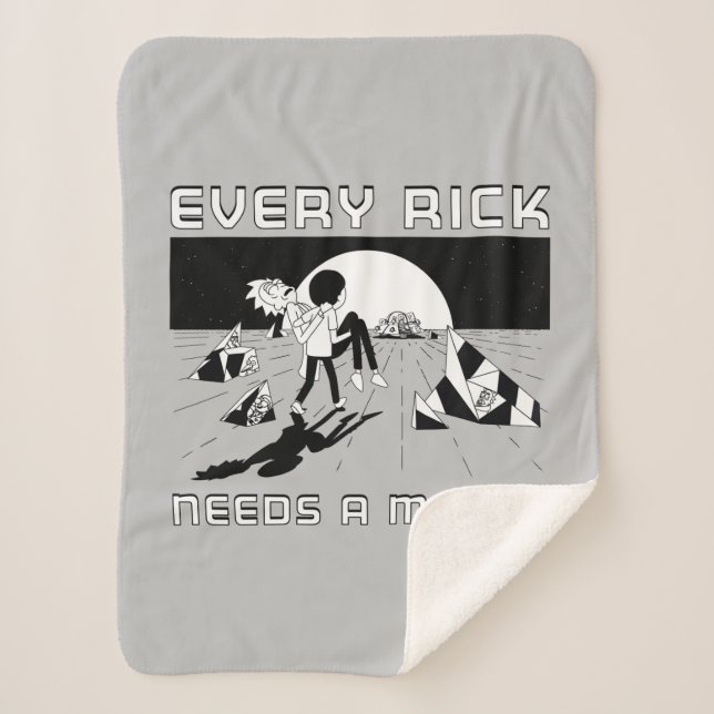 Couverture Sherpa Chaque Rick A Besoin D'Un Morty (Devant)