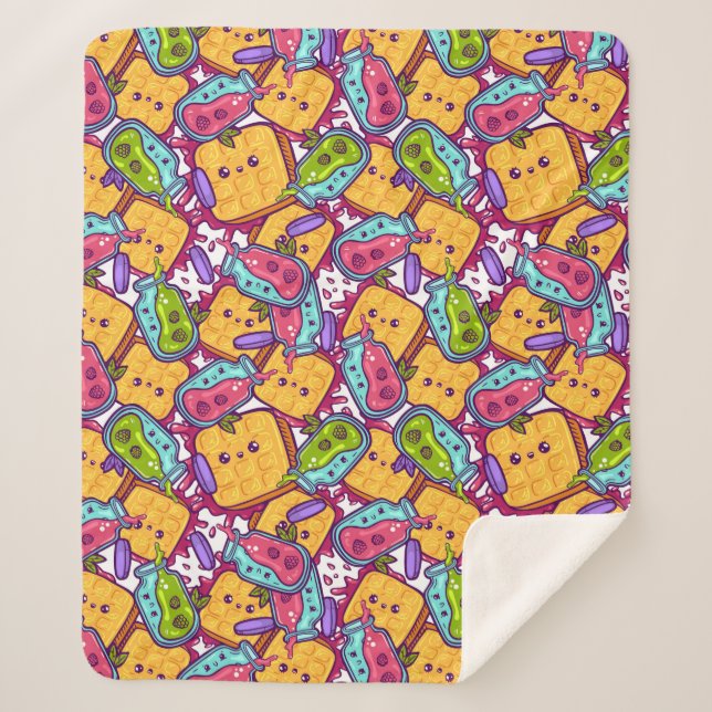 Couverture Sherpa Charcuterie Sherpa Blanket (Devant)