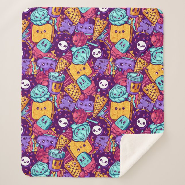 Couverture Sherpa Charcuterie Sherpa Blanket (Devant)