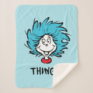 Couverture Sherpa Chat dans le Casquette Chose un