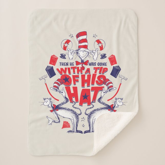 Couverture Sherpa Chat dans le Casquette| Il était parti avec un pou (Devant)