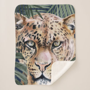 Couverture Sherpa Chat de la jungle - Cheetah