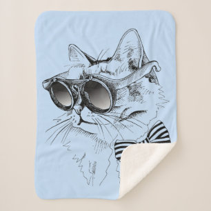 Couverture Sherpa Chat frais