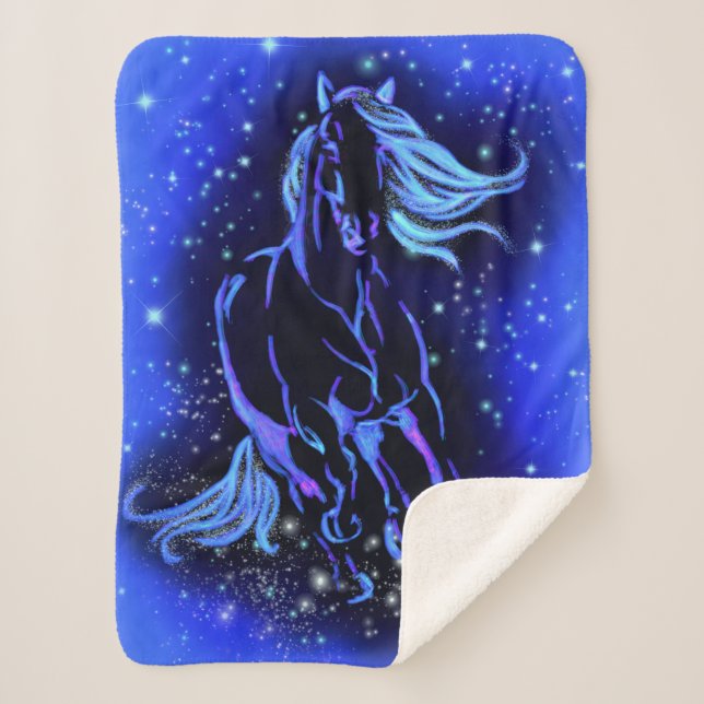 Couverture Sherpa Cheval de course Sherpa Blanket (Devant)