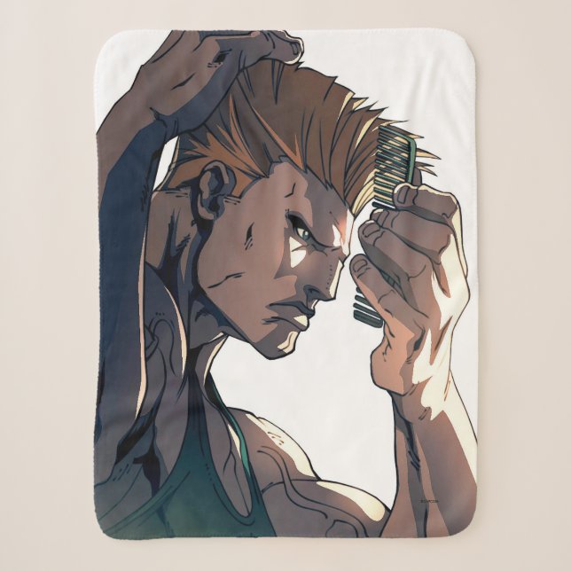 Couverture Sherpa Cheveux de peigne (Devant)