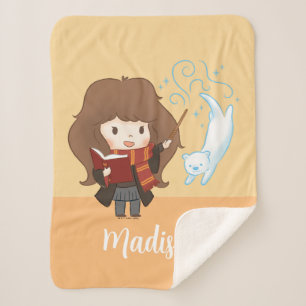 Couverture Sherpa Chibi Hermione Granger Patronus