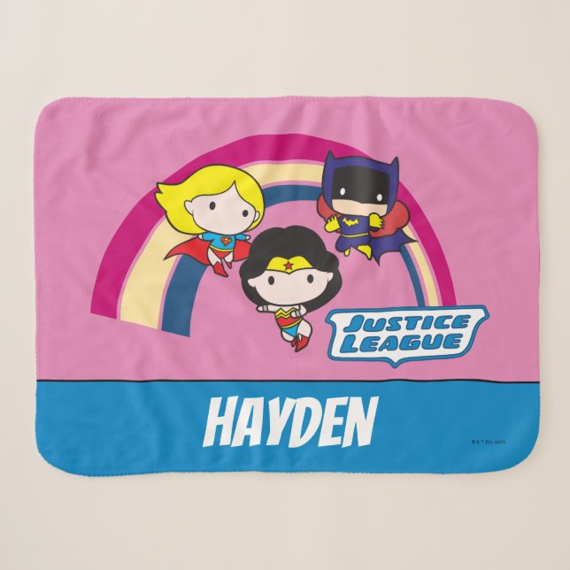 Couverture Sherpa Chibi Justice League Rainbow (Devant (Horizontal))