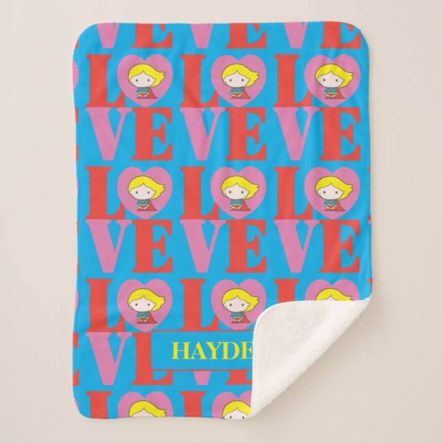 Couverture Sherpa Chibi Supergirl LOVE (Devant)