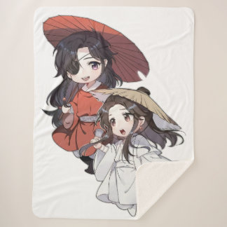 Couverture Sherpa Chibi Tgcf Blanket