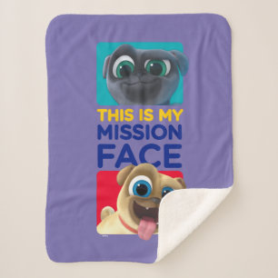 Couverture Sherpa Chien Chien Pal C'est mon visage de mission