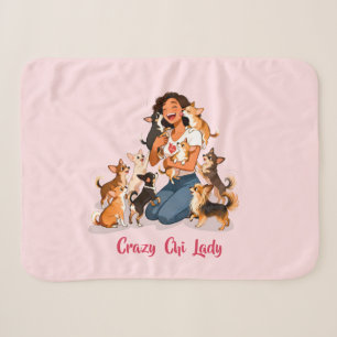 Couverture Sherpa Chimigos - Dame de Chi folle - Chihuahua 