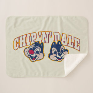 Couverture Sherpa Chip 'n' Dale Classic Grin