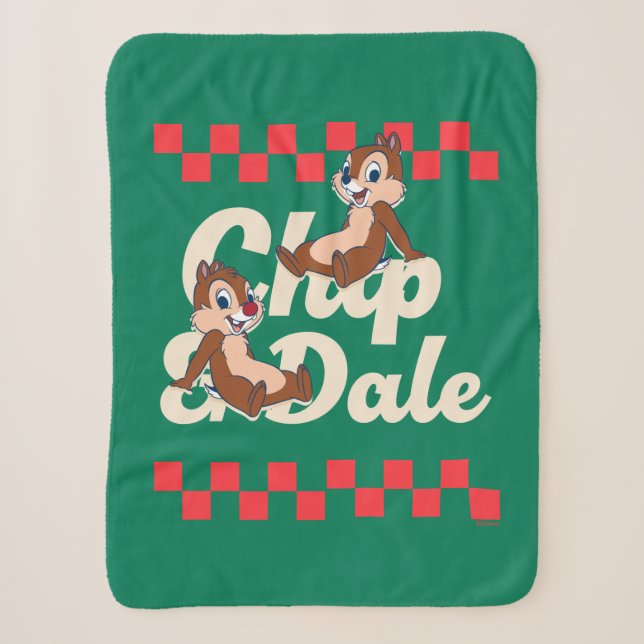 Couverture Sherpa Chip 'n Dale Deli Fun (Devant)