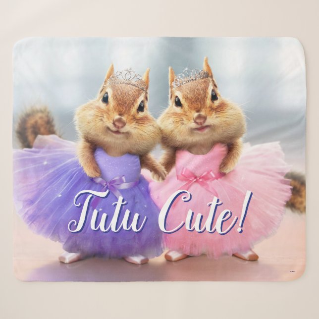Couverture Sherpa Chipmunk Ballerina Duo (Devant (Horizontal))