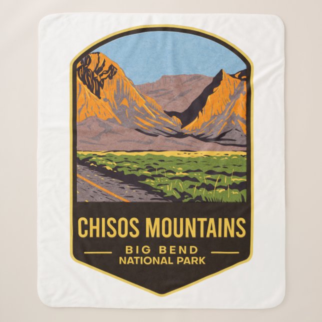 Couverture Sherpa Chisos Mountain Big Bend National Park (Devant)