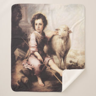 Couverture Sherpa Christ le Bon Pasteur