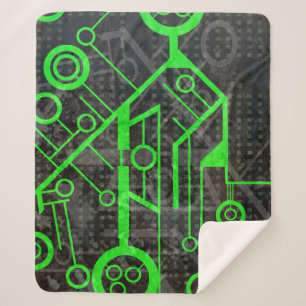 Couverture Sherpa Circuit vert