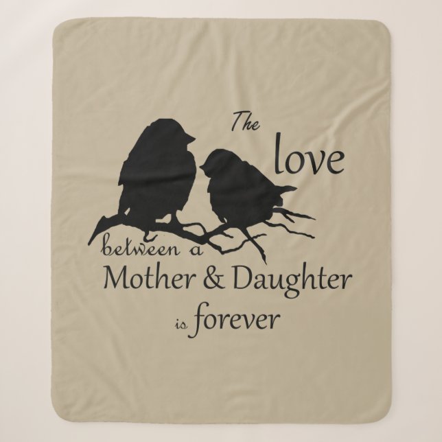 Couverture Sherpa Citation d'amour de la mère inspirationnelle (Devant)