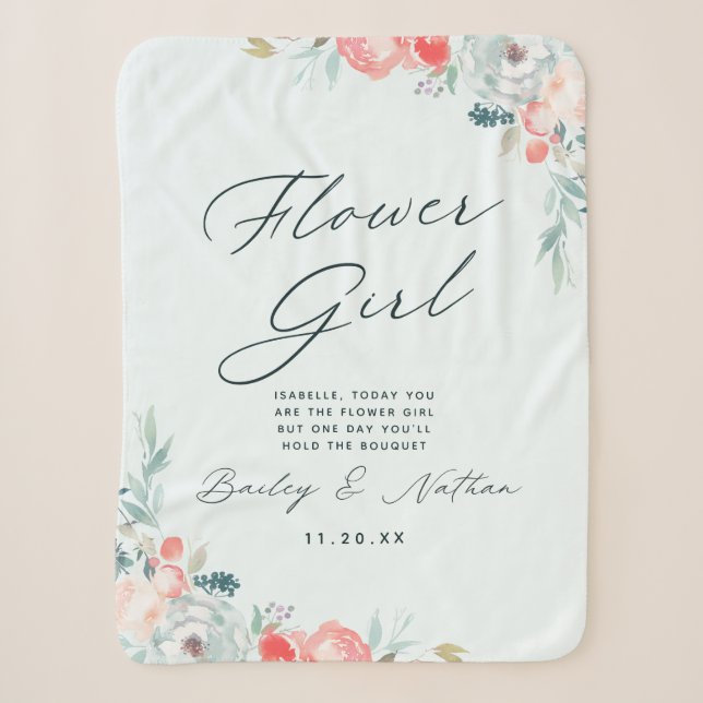 Couverture Sherpa Citation Fleur Fleur Fleur de pivoine Fleur Jardin (Devant)