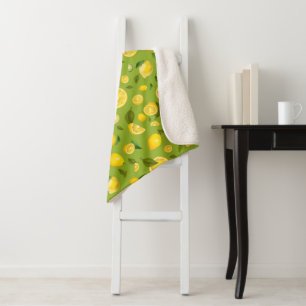 Couverture Sherpa Citron Variété 8