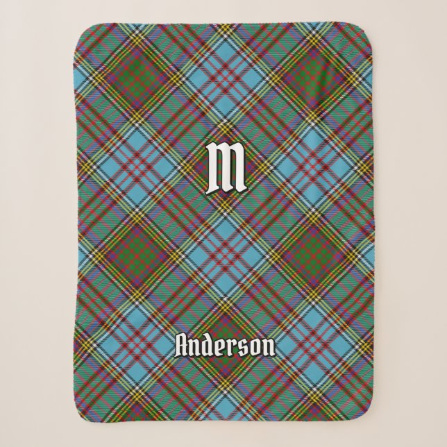 Couverture Sherpa Clan Anderson Tartan Sherpa Blanket (Devant)