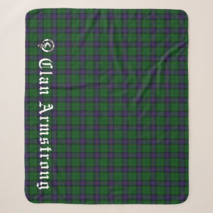 Couverture Sherpa Clan Armstrong Tartan