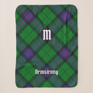 Couverture Sherpa Clan Armstrong Tartan Sherpa Blanket