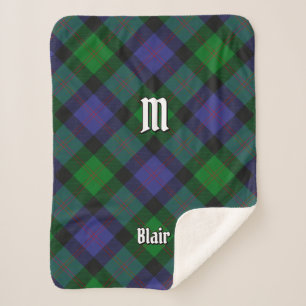 Couverture Sherpa Clan Blair Tartan Sherpa Blanket