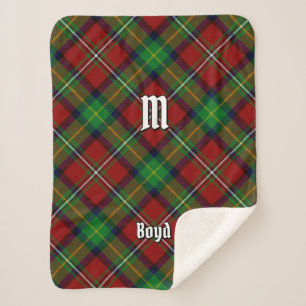 Couverture Sherpa Clan Boyd Tartan