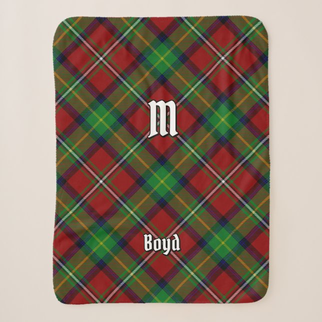Couverture Sherpa Clan Boyd Tartan (Devant)
