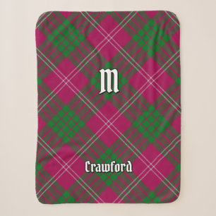 Couverture Sherpa Clan Crawford Tartan Sherpa Blanket