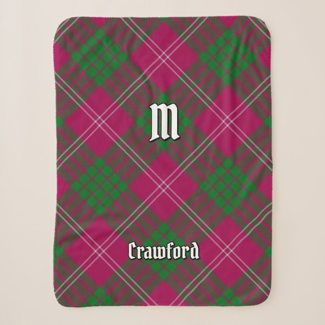 Couverture Sherpa Clan Crawford Tartan Sherpa Blanket (Devant)