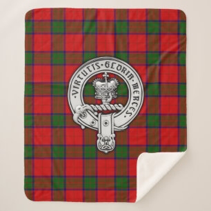 Couverture Sherpa Clan Donnachaidh (Robertson) Crest & Tartan