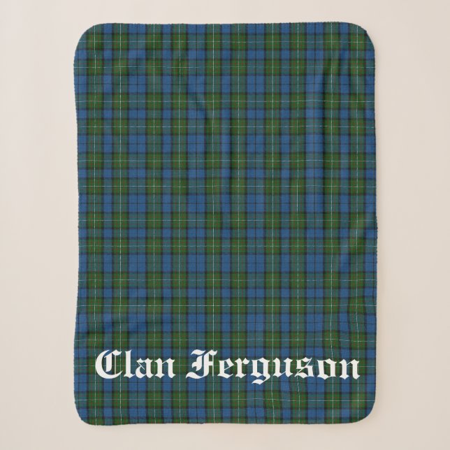 Couverture Sherpa Clan Ferguson Tartan (Devant)
