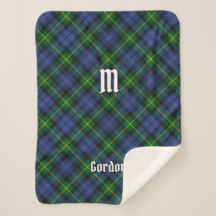 Couverture Sherpa Clan Gordon Tartan Sherpa Blanket