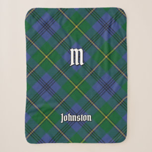 Couverture Sherpa Clan Johnston Tartan Sherpa Blanket