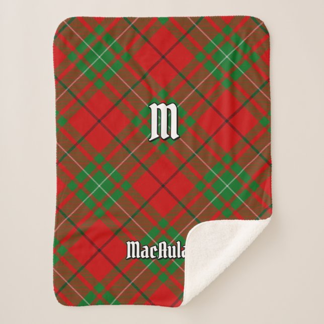 Couverture Sherpa Clan MacAulay Tartan Sherpa Blanket (Devant)