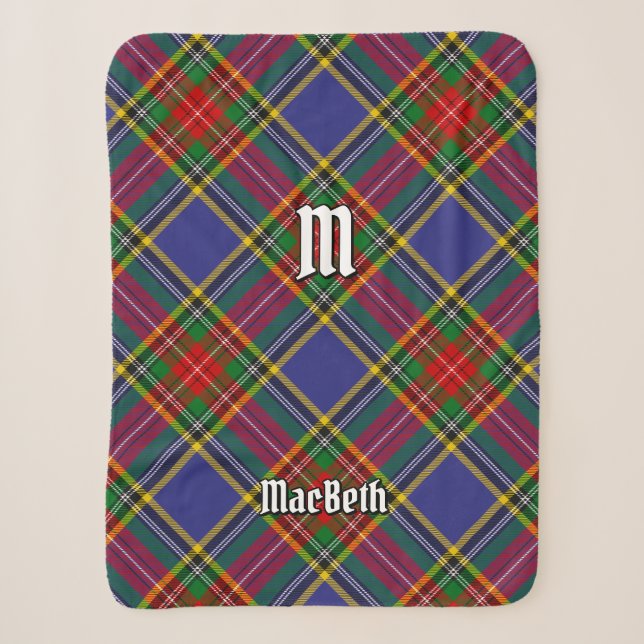 Couverture Sherpa Clan MacBeth Tartan Sherpa Blanket (Devant)