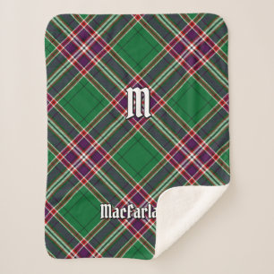 Couverture Sherpa Clan MacFarlane Chasse moderne Tartan