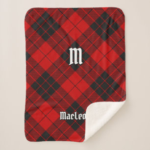 Couverture Sherpa Clan Macleod de Raasay Tartan